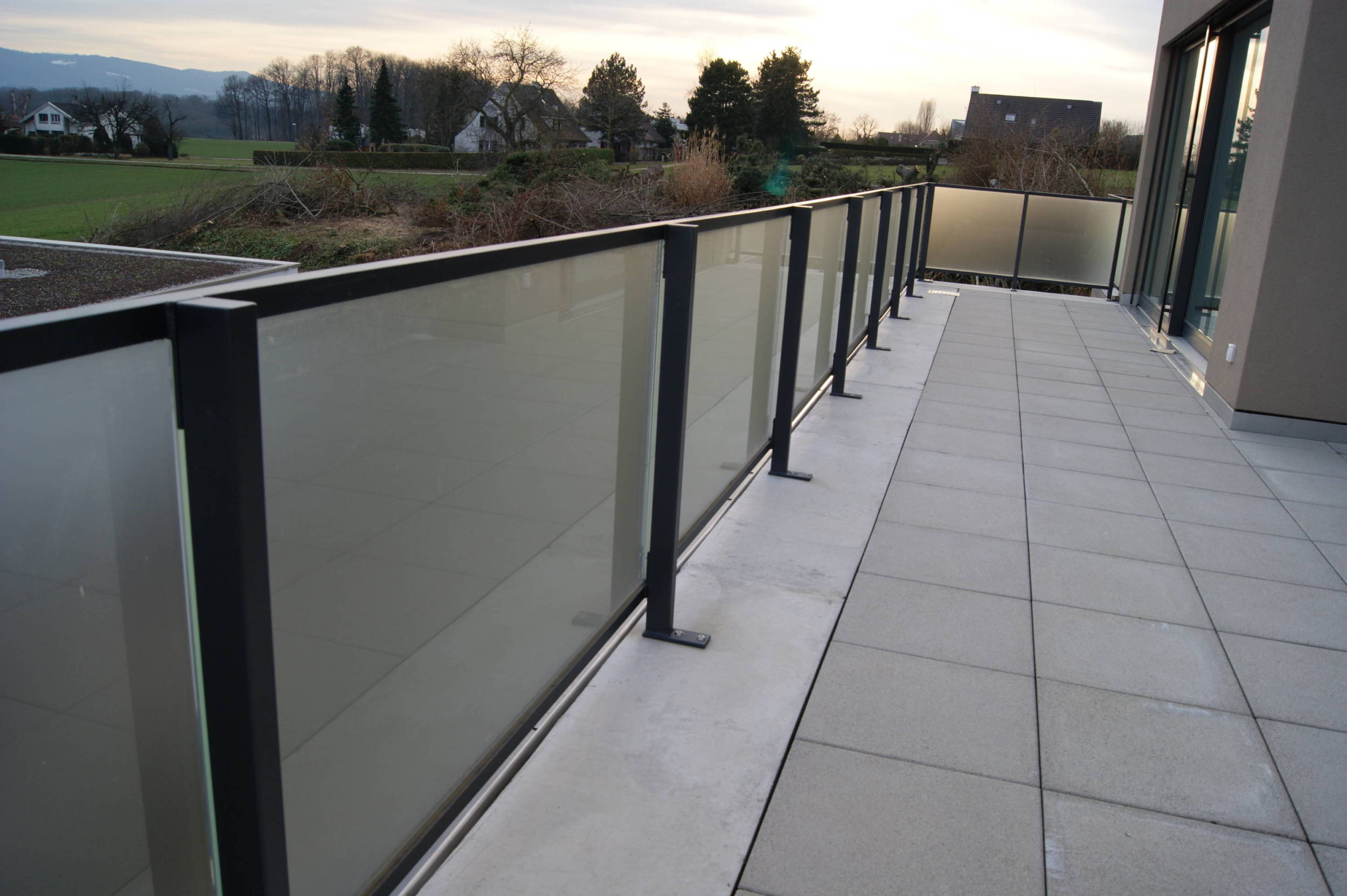 Glasgeländer für Treppe und Balkon kaufen